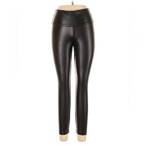 White House Black Market Black Faux Leather Leggings